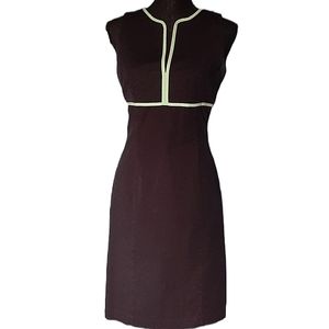 Express Black And Green Dress